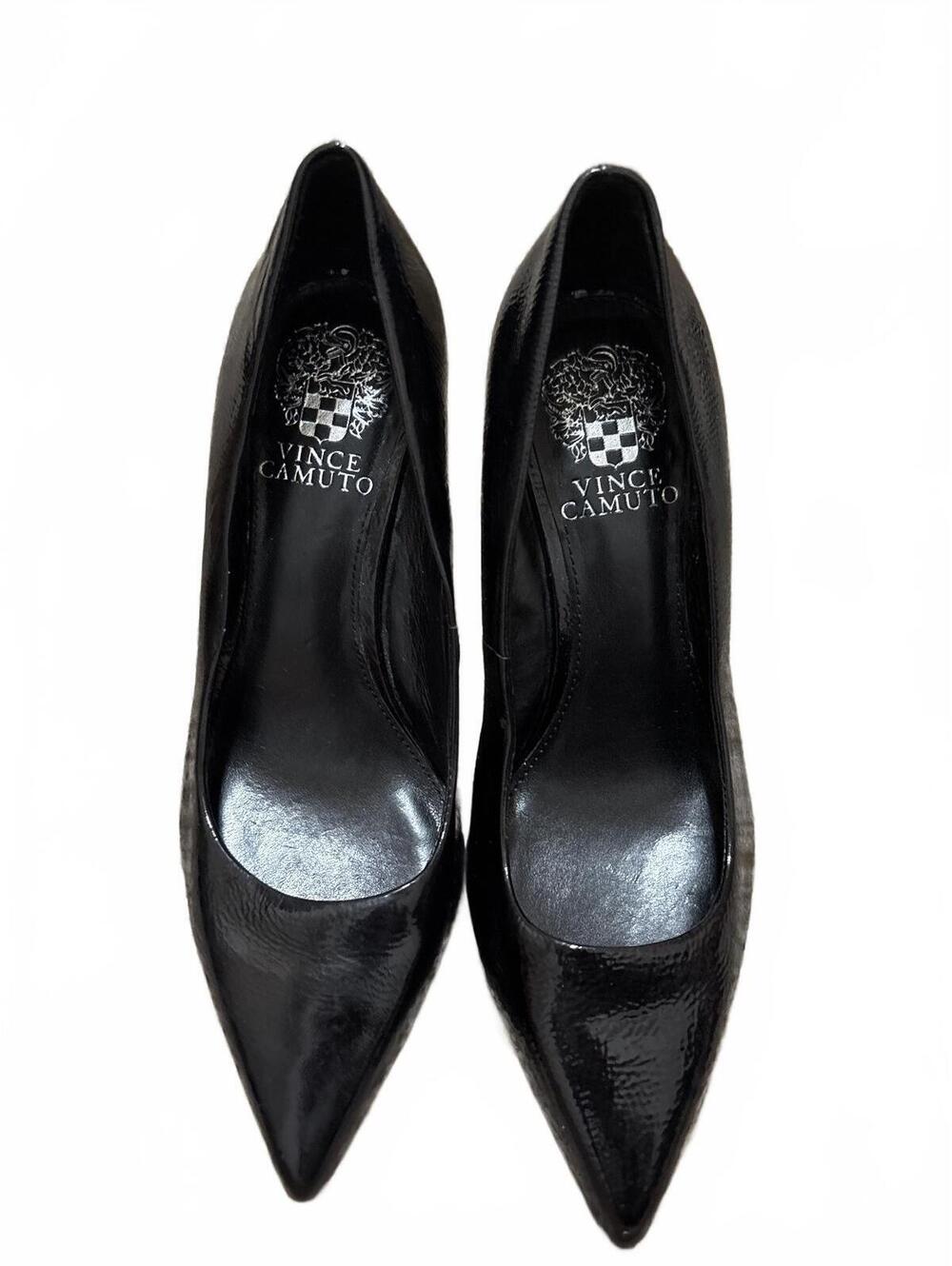 Vince Camuto Women's Zella Black Patent Leather Pumps Size 7
